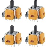 4pcs Hall Effect Replacement Joysticks for PS5 Wireless Controller | No-Drift Thumbsticks Module Repair Parts Analog