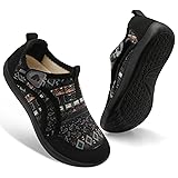 Spesoul Womens Slippers Adjustable Wide Diabetic