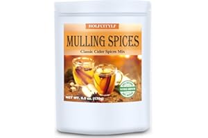 HOLFLYING Mulling Spices, Mulling Cider Spice Mix for Apple Cider and Wine, Mulled Wine Spices, Classic Mulling Spices (6.0 oz)