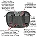 ComfortTac Ultimate Fanny Pack Holster Compatible with Glock 42, 43, 26, 27, S&W Bodyguard, Shield, Springfield XDs, Taurus, Sig, and Most Subcompact and Compact Pistols - Black (Subcompact)