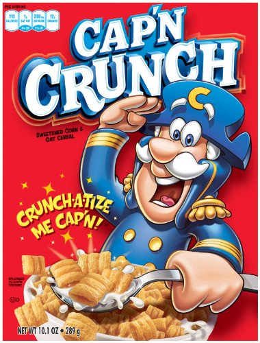 Cap'N Crunch, Red Box, 10.1-Ounce (Pack of 4)