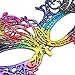 Aneco 10 Pieces Multicolored Lace Masquerade Mask Sexy Lace Eye Mask Venetian Eyemask for Halloween Prom Ball and Costumes Party