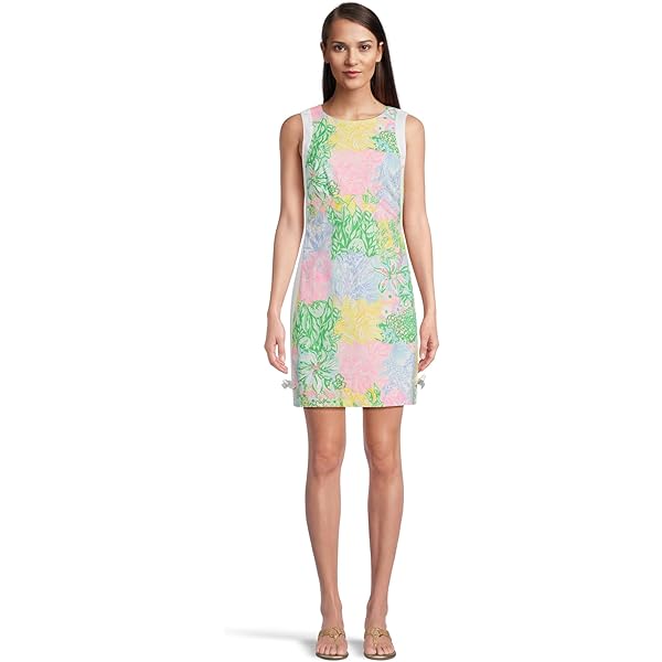 Lilly Pulitzer Women's Ulla Maxi, Flamingo Feather Harbour View Engineered  Knit Dress at Amazon Women's Clothing store