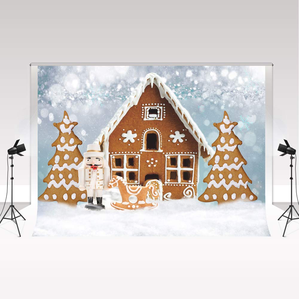 Kate Interest Christmas Winter Photography Backdrop 2.2x1.5m/7x5ft Baby Photo Shooting Decoration Background Photo Studio Backdrop for Winter Decoration Photography Props
