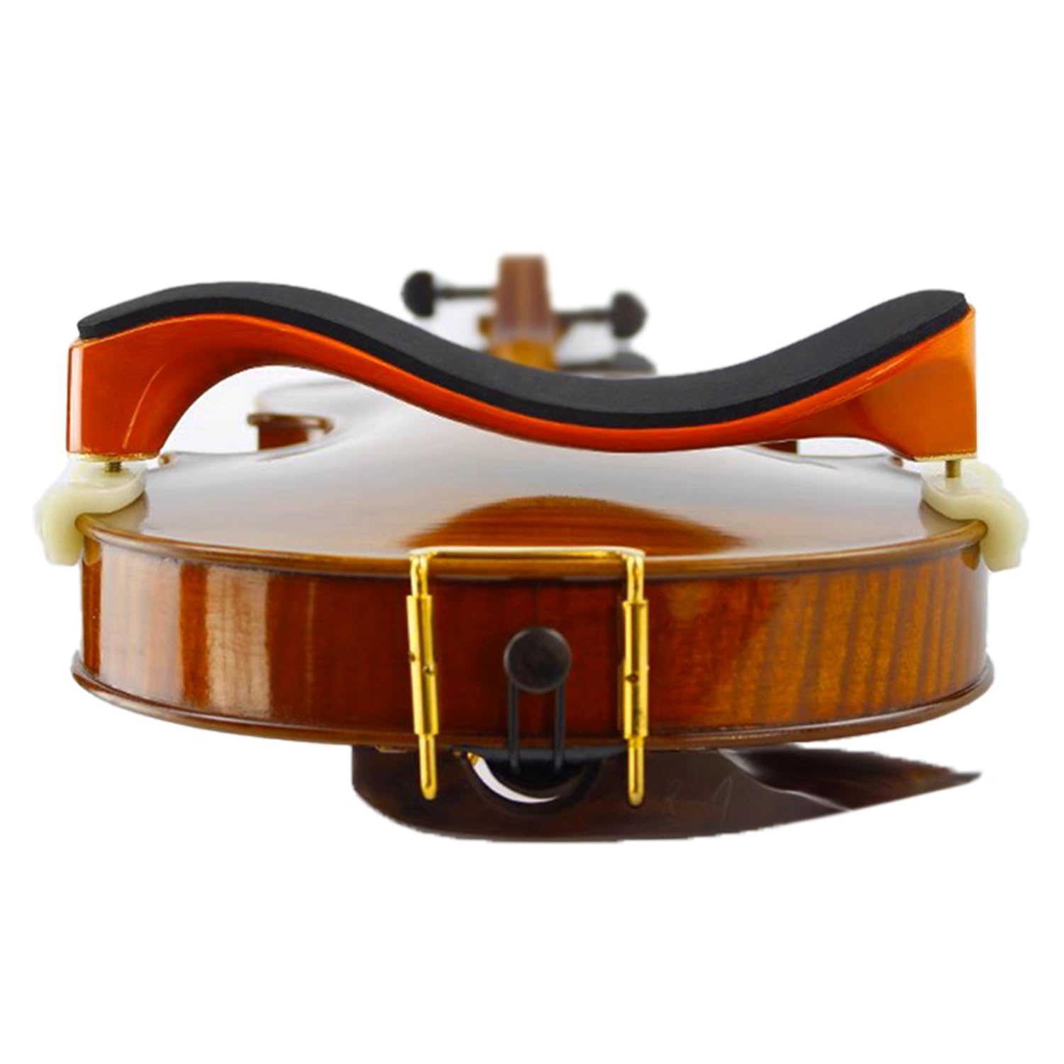 Ecotown Maple Wood Violin Shoulder Rest – Adjustable for 3/4 & 4/4 Violins, 12" & 13" Violas, Height Adjustable Feet & Comfortable Foam Pad