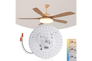 TobeBright 36W Ceiling Fan Light kit 6.69 inch 3200Lm, 3CCT 3000K/4000K/5000K Dimmable Ceiling Fan LED Light Replacement, Led Engine Retrofit Kit for Ceiling Light, Pendant, Lantern