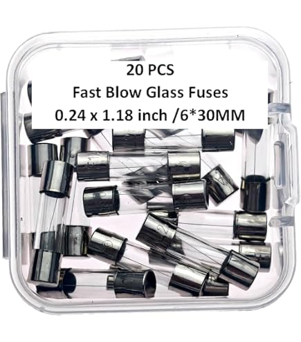 100 Pack 2A 250V Fast Blow Glass Tube Fuses – 6x30mm F2AL250V – Bulk Wholesale