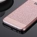 Galaxy S7 Edge Case, Moleboxes Luxury Hybrid Beauty Crystal Rhinestone with Gold Sparkle Glitter PC Hard Protective Diamond Case Cover for Samsung Galaxy S7 Edge (Rose Gold)