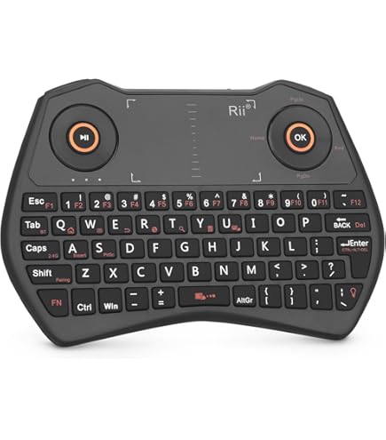 Amazon.com: Rii Mini Wireless Keyboard, i8X Portable 2.4GHz