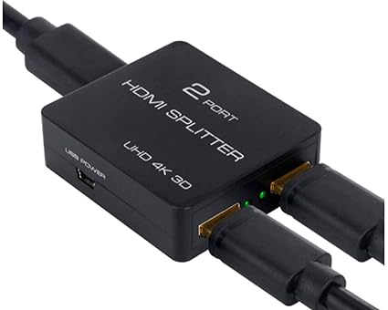 Amazon Co Jp Hdmi 分配器 スプリッター 4k 2k 同時出力 高画質 高解像度 Pc Ps4 任天堂スイッチ Blu Rayプレーヤー 対応 グレー 産業 研究開発用品