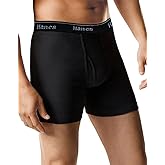 Hanes Ultimate 5 Packs for Men FreshIQ Boxer Briefs with ComfortFlex Waistband