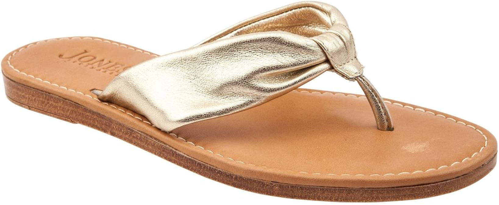 Jones Bootmaker Ladies Kaz Gold Flat Sandals Size 9 Amazon.co.uk