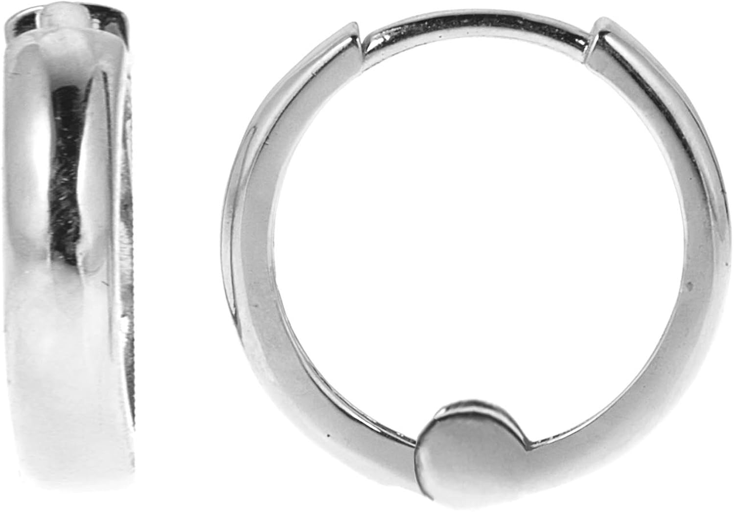 Ritastephens 14k Solid Gold Mini Huggies Tiny Hoop Earrings 2.5x9mm