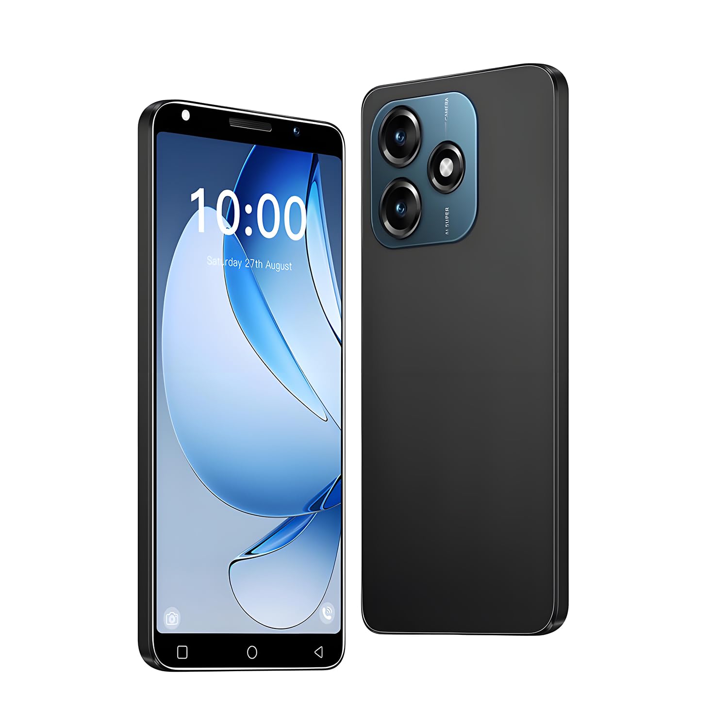 KostSell 3G Mobile Phone, 5.0'' HD Screen, Android 9.0 OS,16GB ROM (SD to 128GB), Dual SIM Dual Cameras，3500 mAh Big Battery, Face ID Unlocked Cell Phones (Note14Pro-Black)