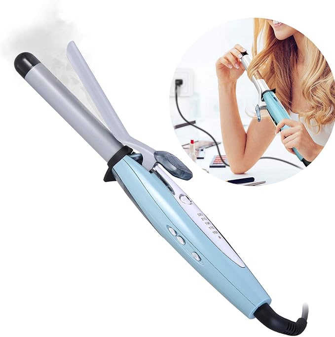 ARTIFUN Cold Mist Steam Hair Curler, Hair Curling Iron Wand with Spray Protection Curly Hair