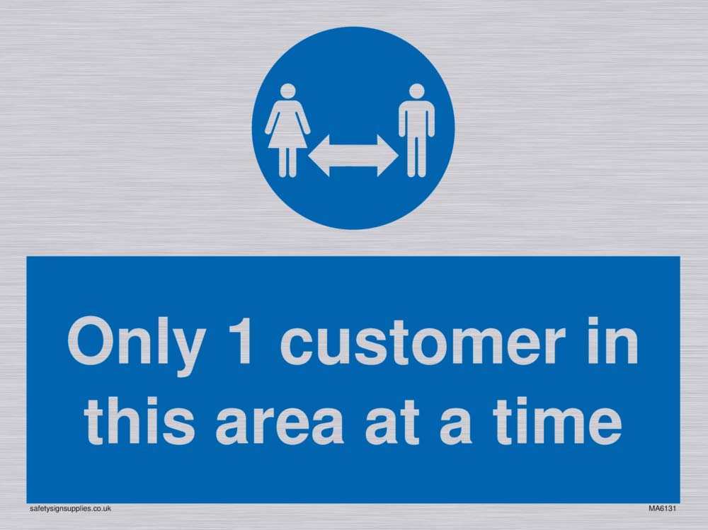 Only 1 customer in this area at a time