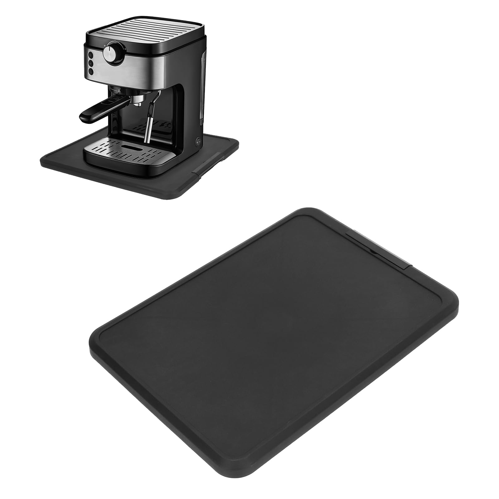Kitchen Appliance Sliding Tray,Appliance Slider,Appliance Sliding Tray,Handy Rolling Tray for Coffee Maker,Airfryer, Instant Pot, Stand Mixer,Coffee Maker Tray Mat Coffee Pot for Countertops Counter