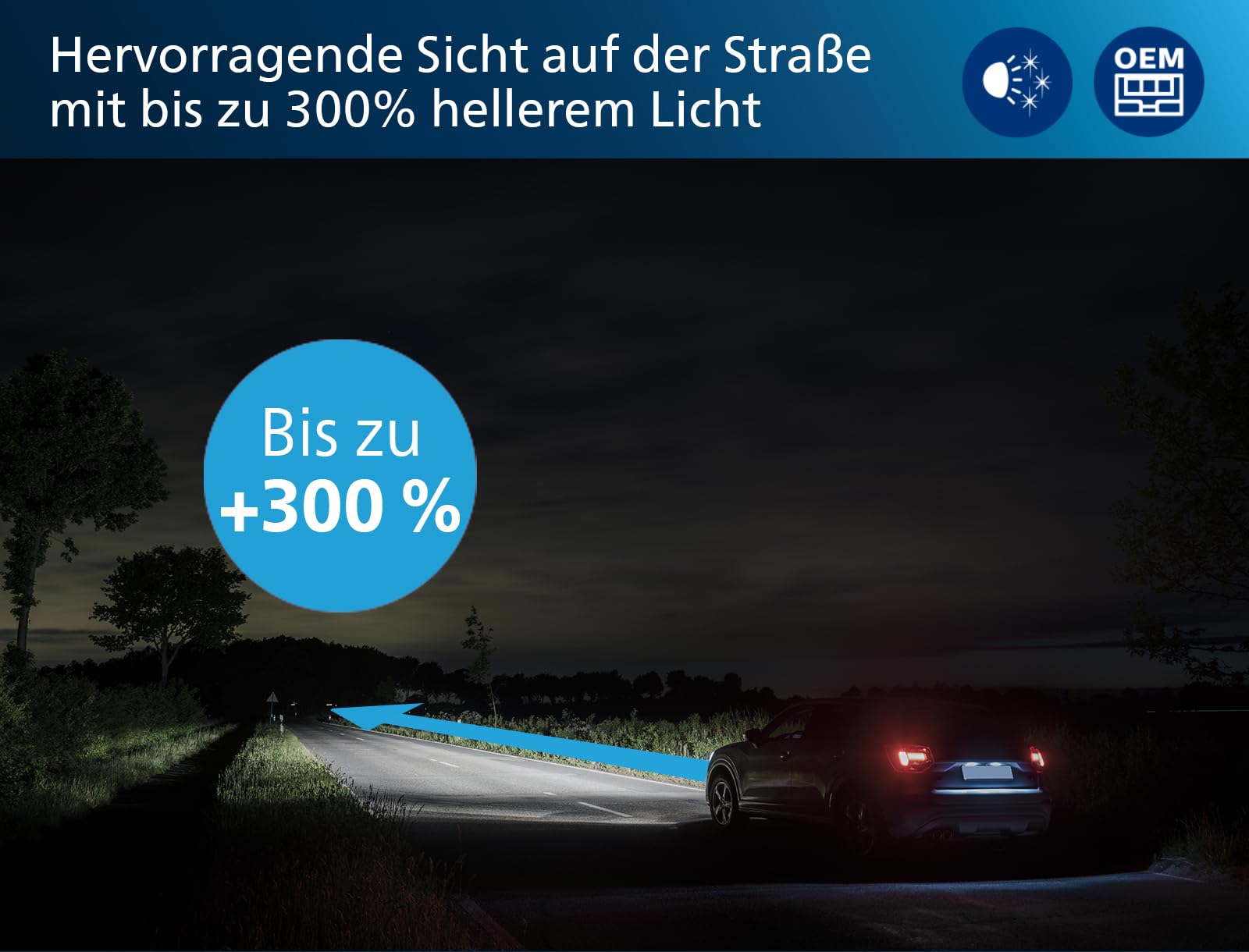 Philips Ultinon Pro6000 Boost H7-LED Scheinwerferlampe mit Straßenzulassung*, 300% helleres Licht**, silber 4