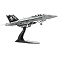 HANGHANG 1:72 Military Model Plane F/A-18F Super Hornet Alloy Fighter Plane Model,Model Airplane for Collection and Gift