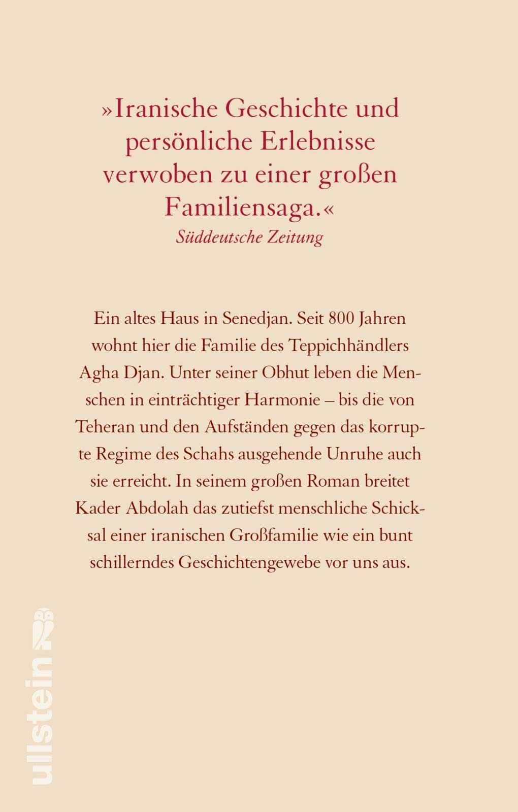 Das Haus An Der Moschee Kader Abdolah 9783548289397 Amazon Com