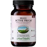 Maxi Health Probiotics for Digestive Health and Gut – 15 Strains, 20 Billion CFU Active Organisms - Probiotics for Men and Women – Daily Probiotic for Digestive Support, 30 Capsules