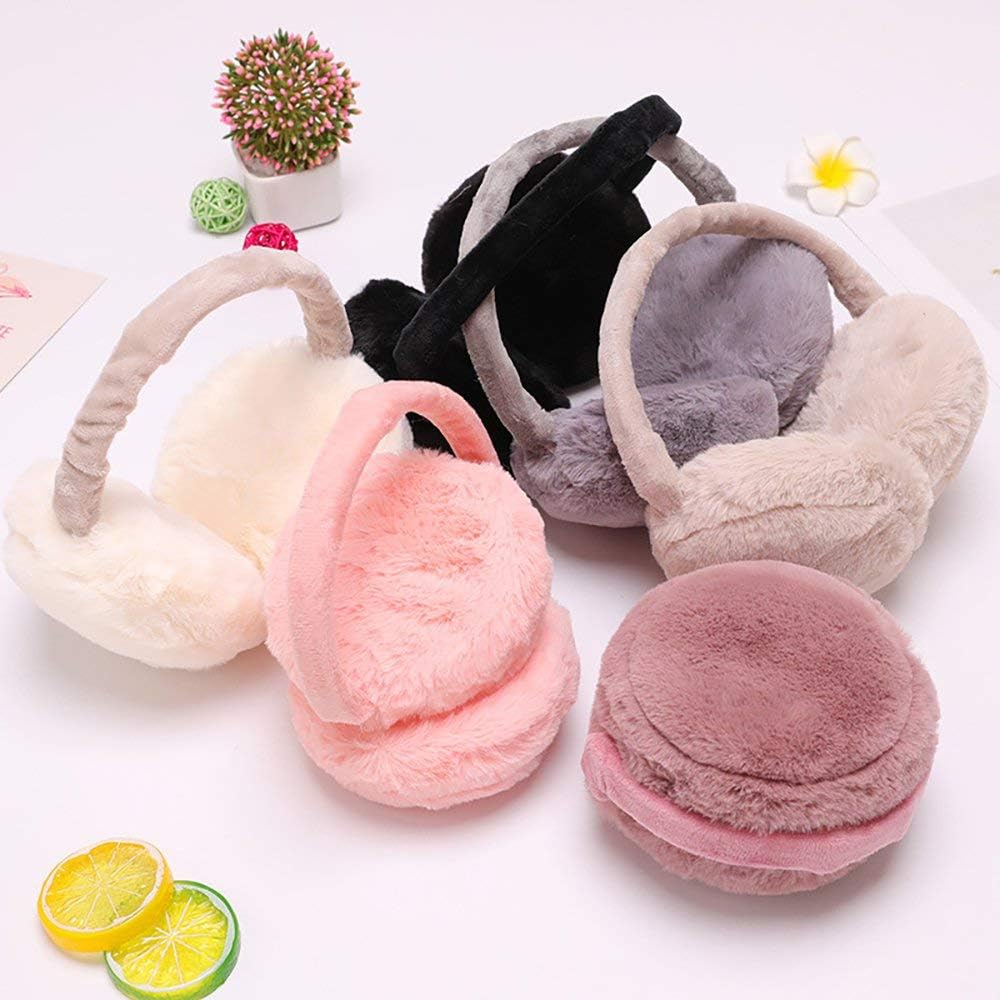 xianshi Adult Winter Keep Warm Women Men Earmuffs Ear Warmer Plush Cotton Ear Muffs