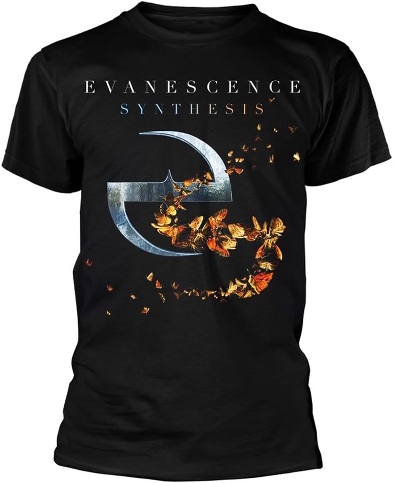 Ripleys Clothing Official T Shirt Goth Rock Evanescence Album Butterfly 'Synthesis' All Sizes