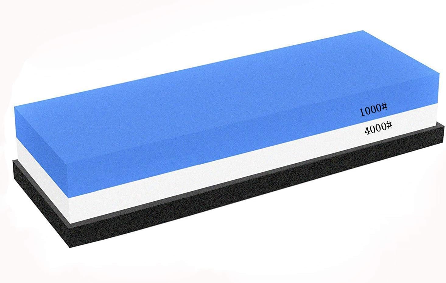 WGE Premium Whetstone,Knife Sharpening Stone 2 Side Grit 1000/4000 Best Whetstone Sharpener.