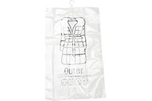 Space Saving Vacuum Storage Bags for Efficient Organization of Blankets, Duvets, and Clothes Storage (L)