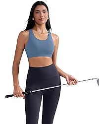 RUNNING GIRL Sports Bra for Women, Criss-Cross Back