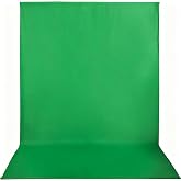 Green Screen Backdrop 5x7ft Photo Backdrop Chromakey Muslin Portrait Green Backdrop for PS Keying/Video Creation/Studio Portrait Shoots