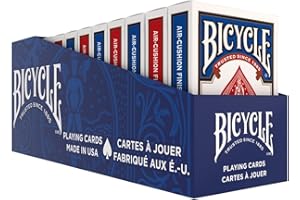 Bicycle Standard Rider Back Playing Cards, Poker Size, 12 Pack, Classic Decks of Cards for Poker, Blackjack, Casino Games & Family Game Night