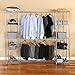 Seville Classics Expandable Closet Organizer System, 63 to 186-Inch