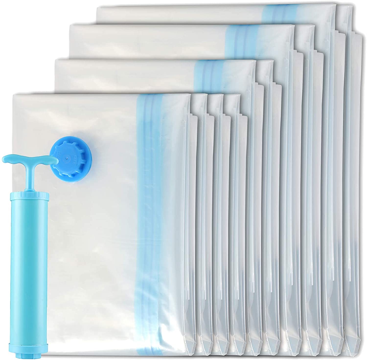 jesilo Vacuum Storage Bags, space saver bag Airtight Space Compression Bags for Clothing