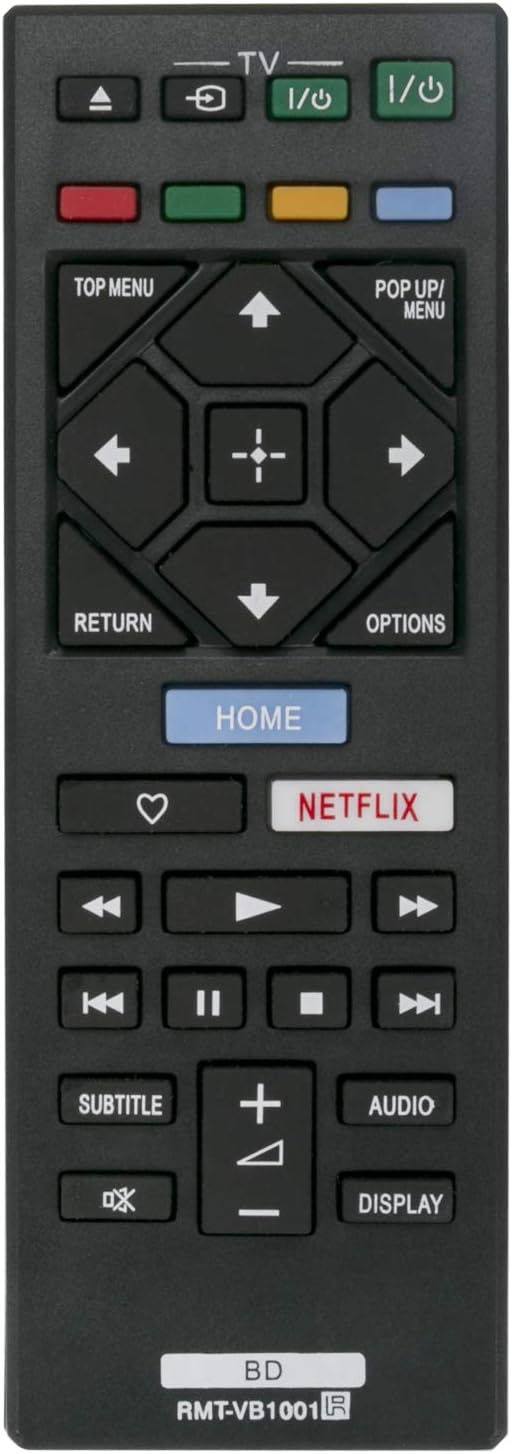 ALLIMITY RMT-VB100I RMT-VB1001 Remote Control Replacement for Sony Blue Ray Disc Player BDP-S4500 BDP-S3500 BDP-S6500 BDP-S1500 BDP-S5500 BDP-BX150 BDP-BX350 BDP-BX550 BDP-BX650 BDP-S2500