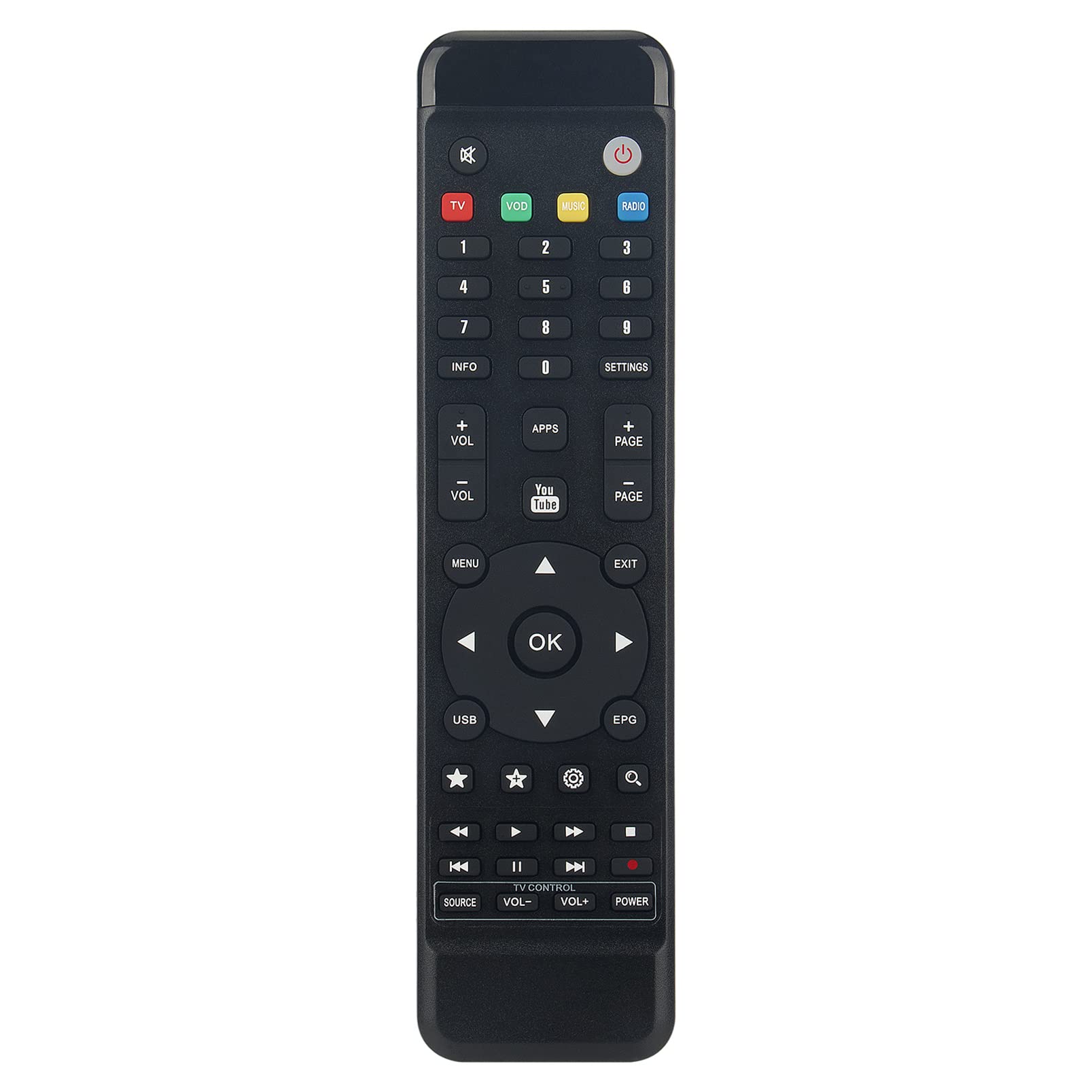 ALLIMITY Replace Remote Control fit for REDLINE GOLDENbox TS-4000-HD-PLUS TS4000HD 8000 2500 G500