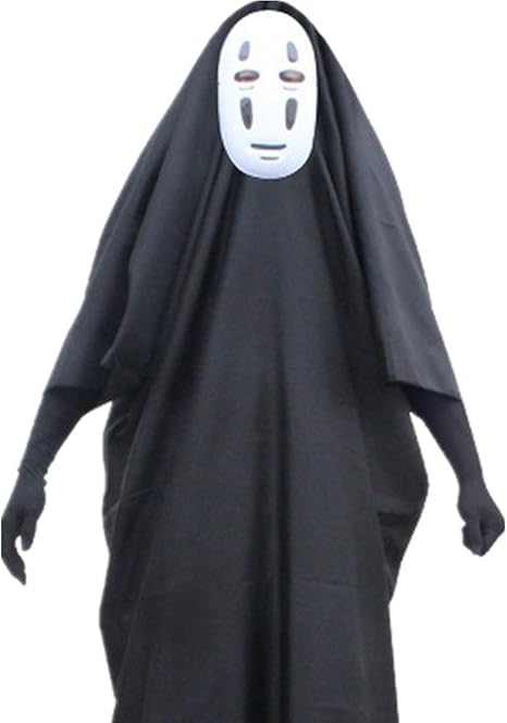Amazon Co Jp ヤンググロリ Yogly 千と千尋の神隠し 衣装 仮装用 コスプレ セット コスチューム サプライズ カオナシ マント お面 お面のみ 各種類用意 ハロウィン クリスマス パーティー 変装 Cosplay 顔なし ホビー 通販