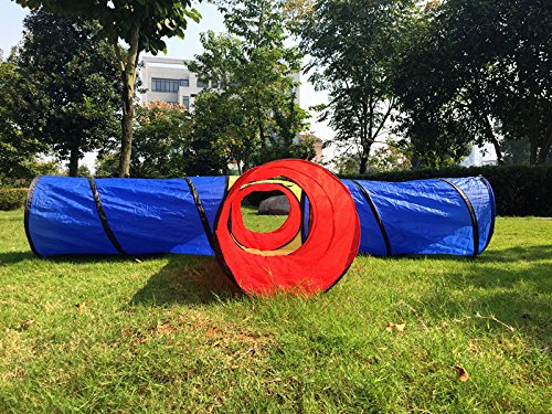 Kiddey 4-Way Tunnel Pop-up Fun Junction Set 8 Feet Toy Tent Kids Play Tube -No Assembly Required- Great Gift Idea for Kids Trade; - Thumbnail 5