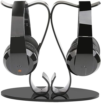 Amazon Co Jp Mocreo モクリオ ヘッドホンハンガー ヘッドホンスタンド ダブルハンガー ダブルs ブラック 家電 カメラ