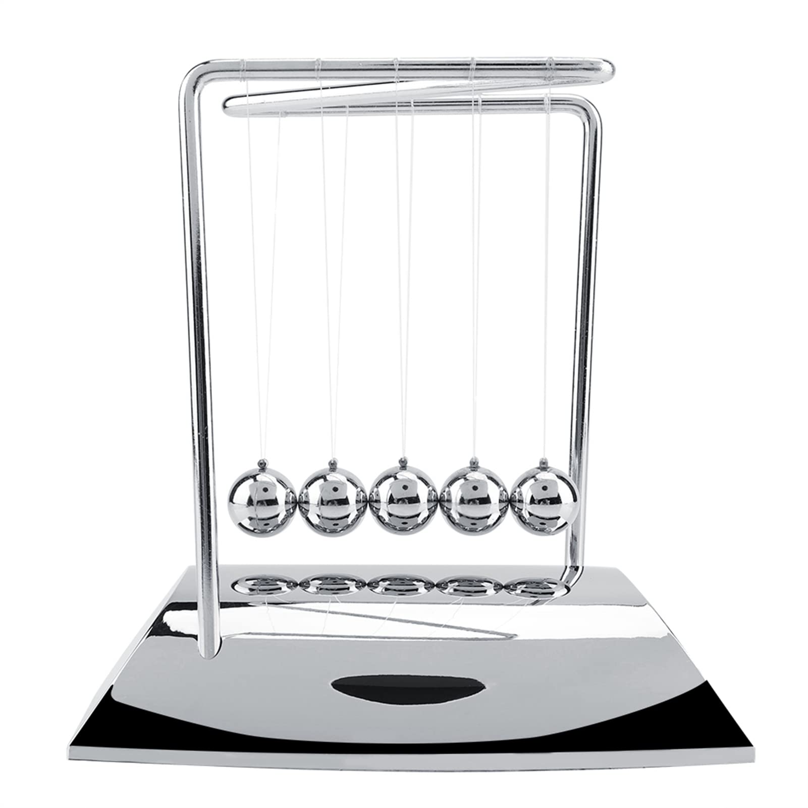 Balance Pendulum Ball Newton Cradle Ball Desk, Newton Cradle Balance Balls, Decorative Physics Gadget for Desk(Over 14 Years Old)