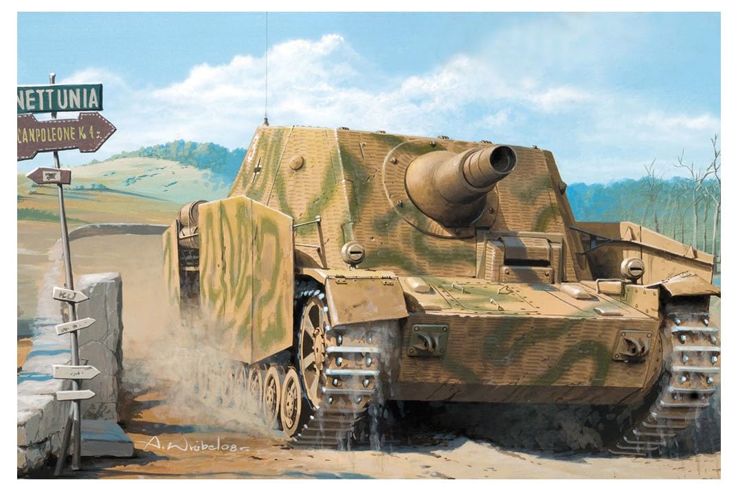 Hobbyboss 1:35 Scale German Sturmpanzer IV Early Version Model Kit (Grey)
