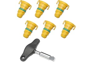 Oil Drain Plug 7 Pack Compatible with Ford F150 Mustang Bronco Edge Lincoln Explorer 2.7, 3.0, 3.5, 5.0 KX6Z6730B KX6Z-6730-B