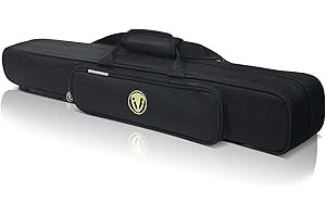 TianChunyue Clarinet Hard Case with 30mm Thickened Lining, 600D Waterproof Protective Storage & Travel Case with External Pocket - Universal Fit for Clarinets (Black)