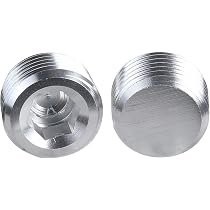 1/8 NPT Pipe Plugs Aluminum w/ allan head 6 per pkg Red anodized 1/8 NPT Pipe Plugs Aluminum w/ allan head 6 per pkg Red anodized
