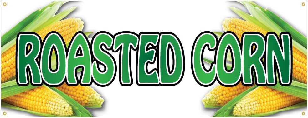 Amazon Com Roasted Corn Banner On The Cob Roast Butter Hot Fresh