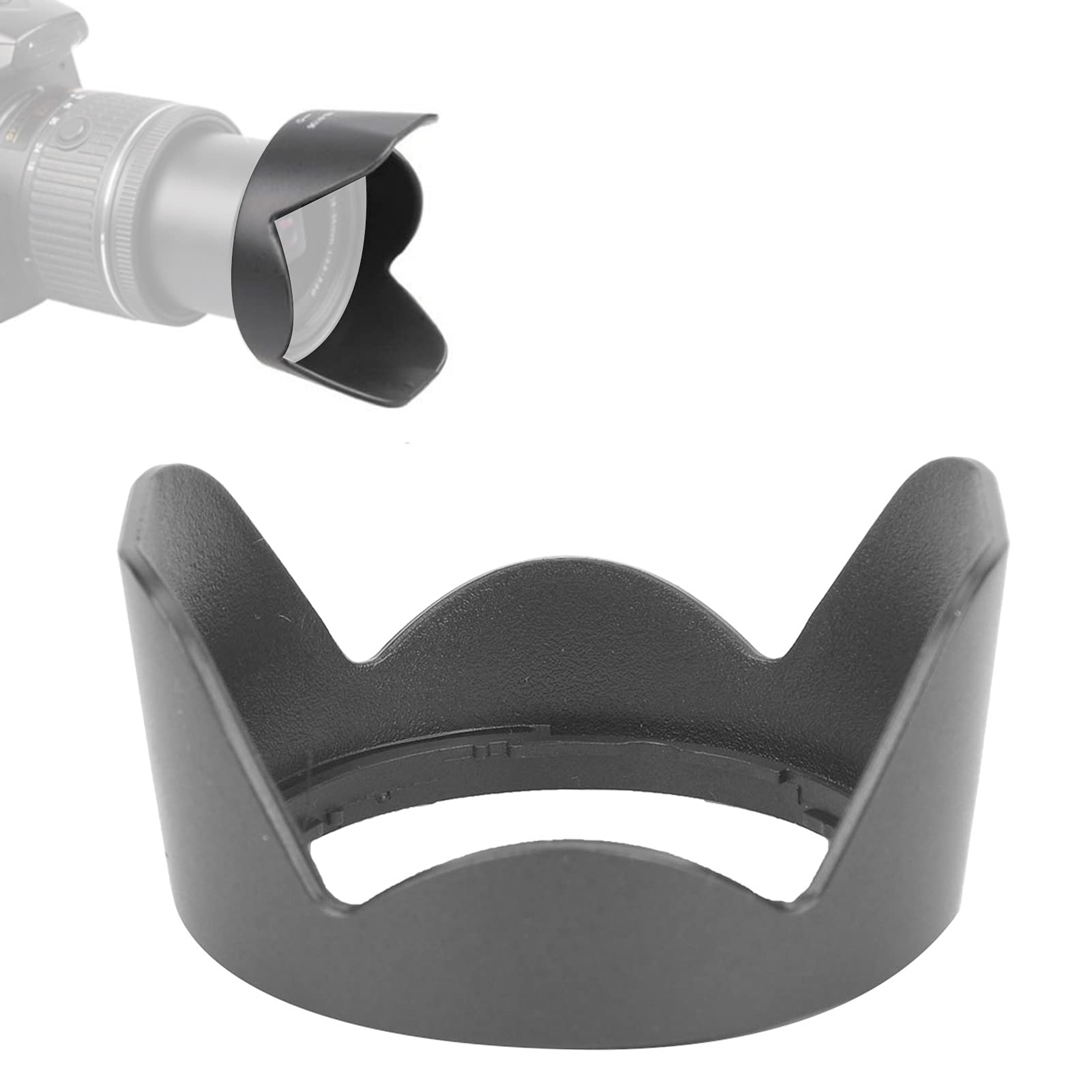 Bindpo HB-N106 Lens Hood, Camera Lens Sunshade Cover Replacement for Nikon AF-P DX Nikkor 18-55mm f/3.5-5.6G VR Lens