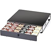 Starfrit Heritage Coffee Pod Capsule Drawer - Holds up to 36 Keurig K-Cups Pods - Under Brewer Storage Drawer - Black