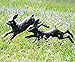 SPI Home Cast Aluminum Running Rabbit Garden Sculpture 15 Inches Long
