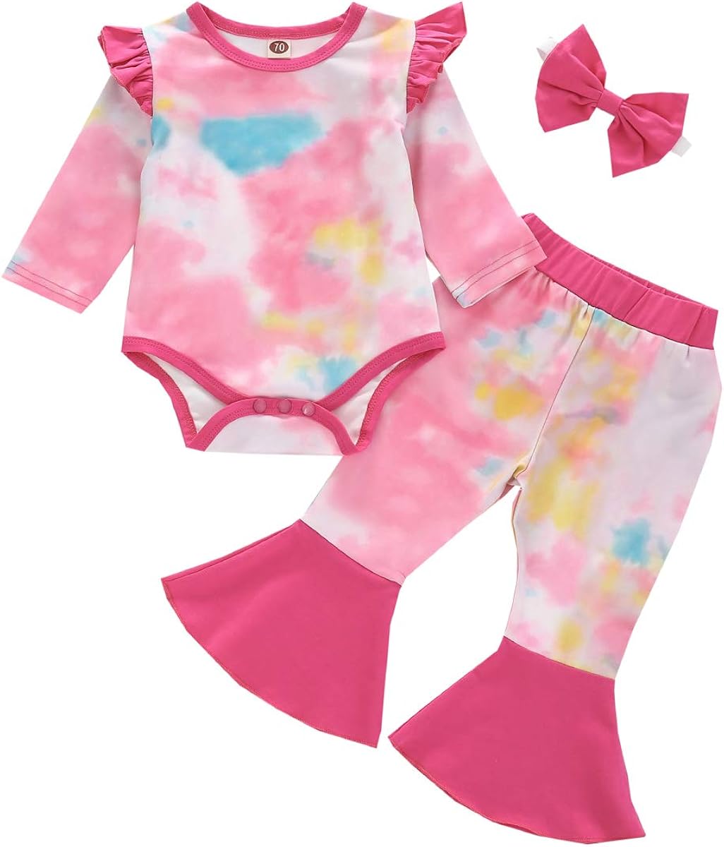 tie dye outfits for baby girl