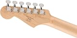 Fender Squier Debut Stratocaster Laurel Fingerboard White Pickguard Black view 8